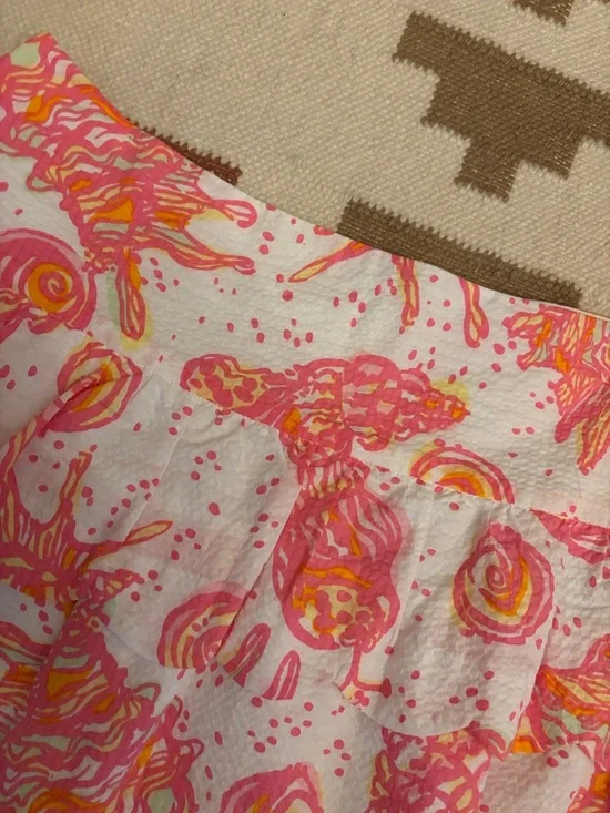 Lily Pulitzer Cuddy Scalloped skirt Size 6 - Picture 3 of 9